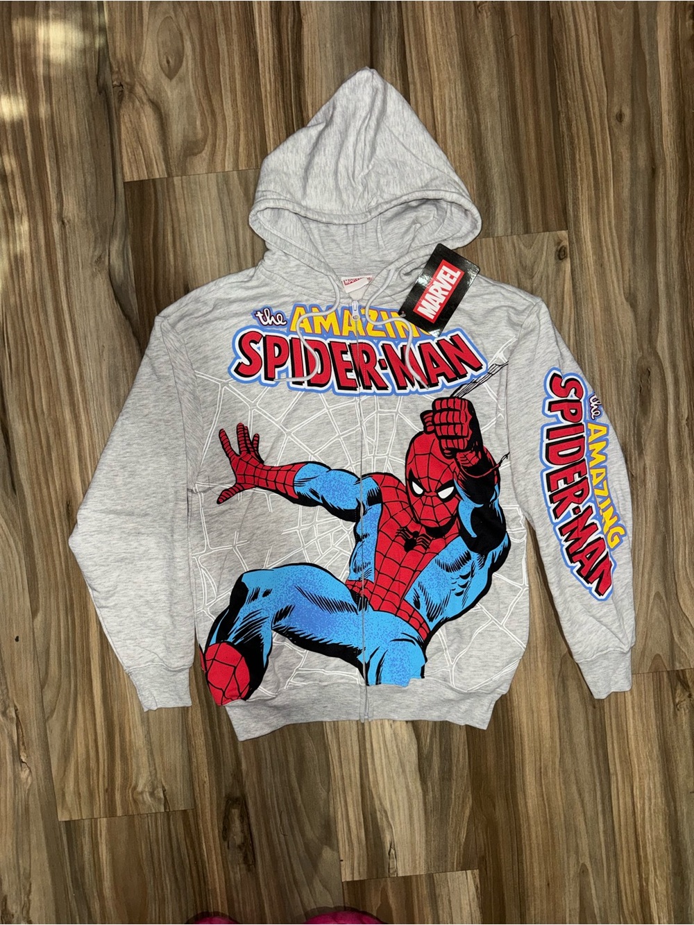BRAND NEW WITH TAGS WOMEN’S HOODIE THE AMAZING SPIDERMAN XS